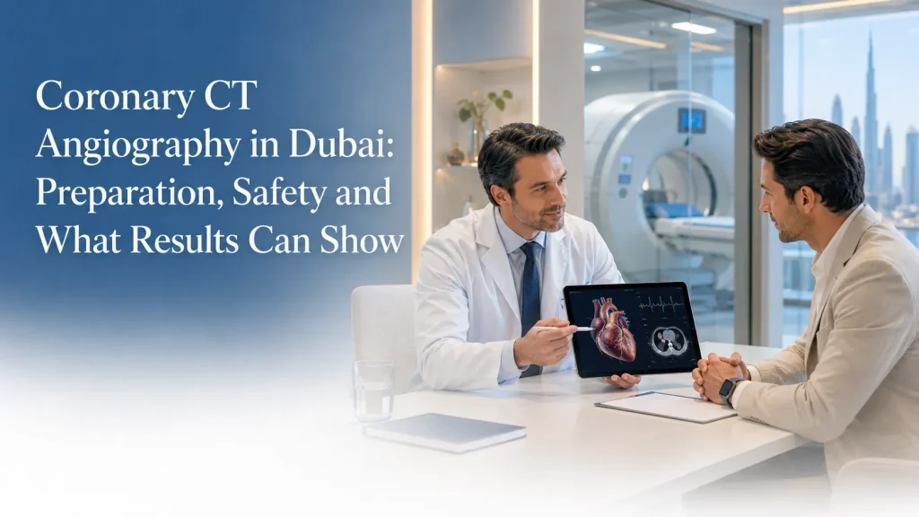 coronary CT angiography Dubai coronary artery imaging