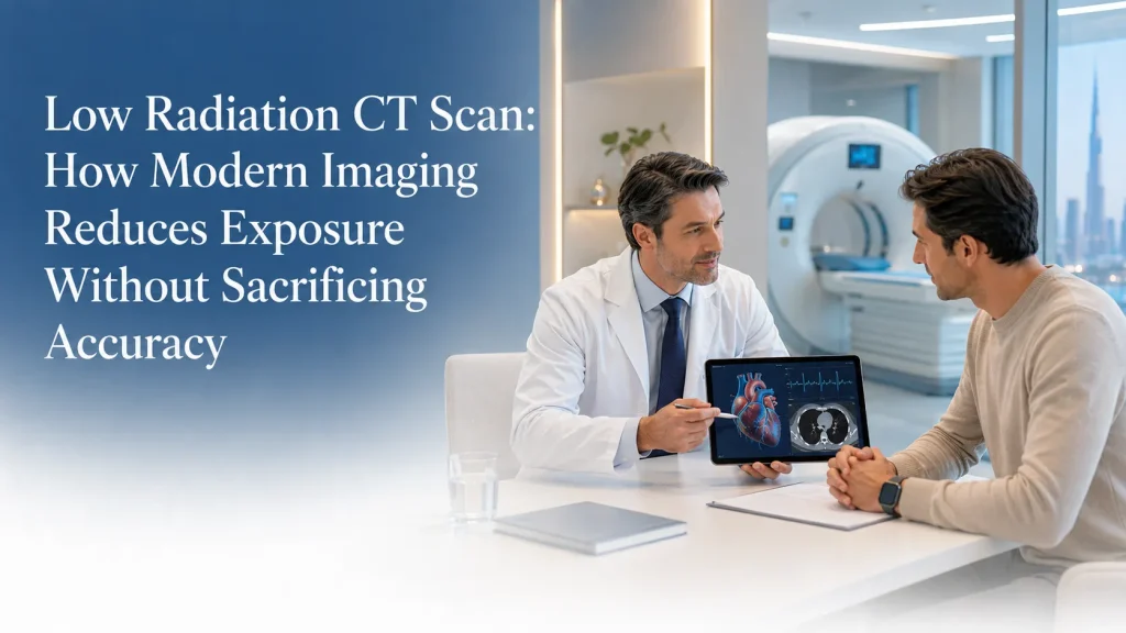 low radiation CT scan Dubai safety and accuracy
