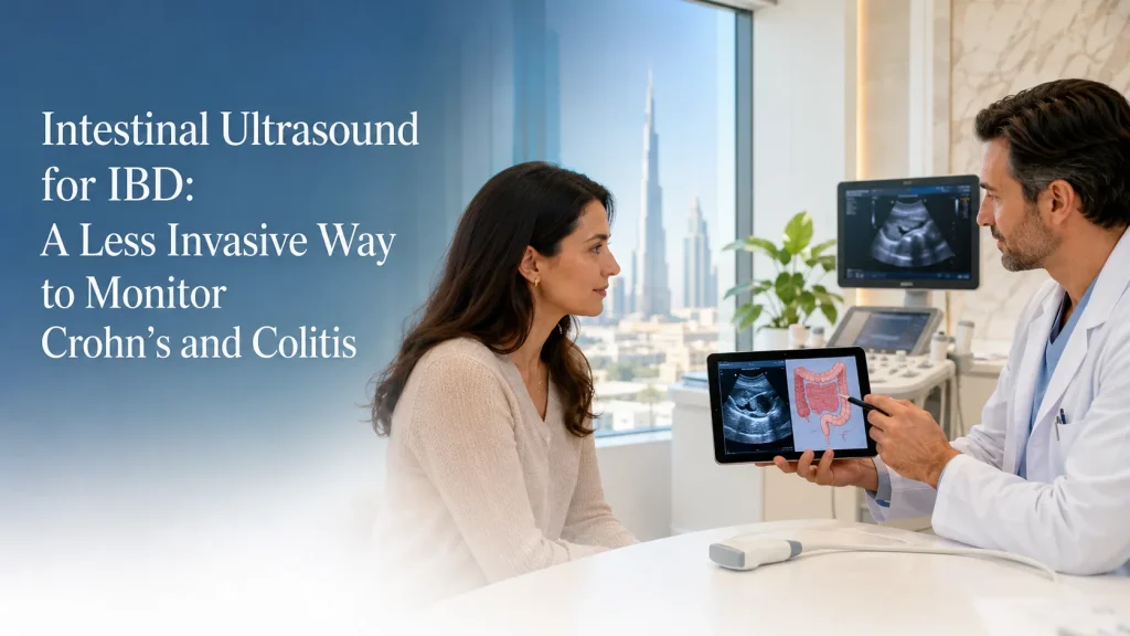 intestinal ultrasound Dubai IBD monitoring