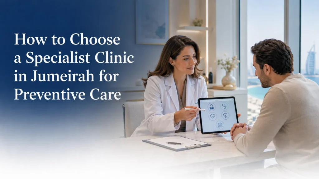 specialist clinic Jumeirah preventive care
