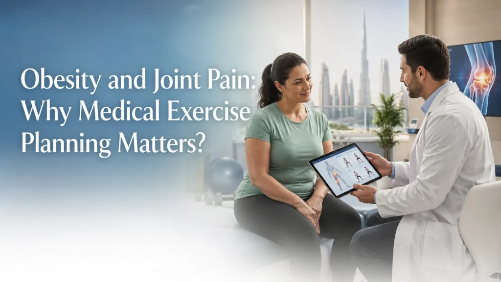 obesity joint pain Dubai medical exercise planning